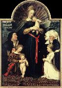 HOLBEIN, Hans the Younger Darmstadt Madonna sg Norge oil painting reproduction